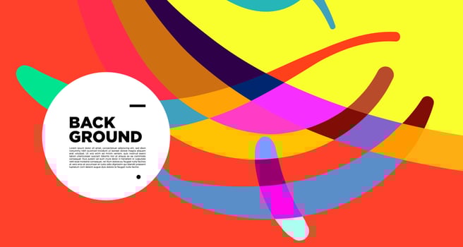Vector colorful abstract fluid and curve art background