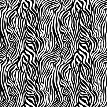 Vector animal print. Zebra ornament. Seamless pattern