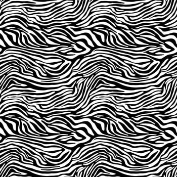 Vector animal print. Zebra ornament. Seamless pattern