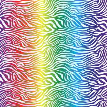 Vector animal print. Zebra ornament. Seamless pattern