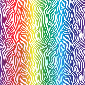 Vector animal print. Zebra ornament. Seamless pattern