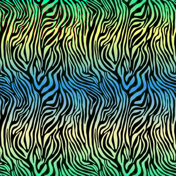 Vector animal print. Zebra ornament. Seamless pattern