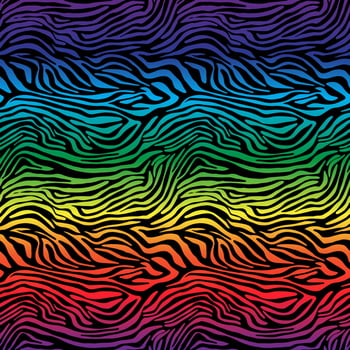 Vector animal print. Zebra ornament. Seamless pattern