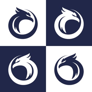 Eagle Head Logo Vector Template