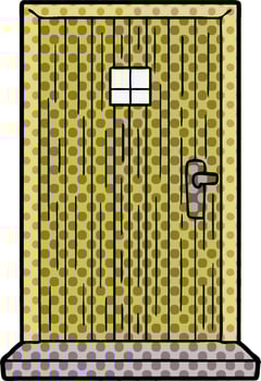 vector cartoon doorway