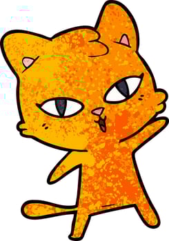 vector cartoon cat character
