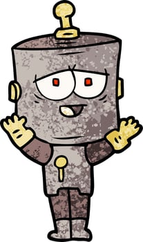 cartoon robot character vector