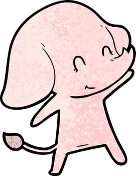 cute cartoon elephant vector