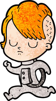 cartoon woman character vector