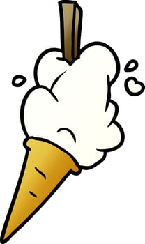cartoon ice cream vector