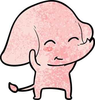 cute cartoon elephant vector