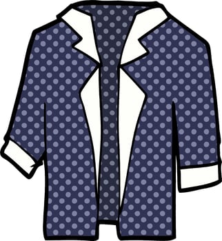 cartoon suit shirt vector