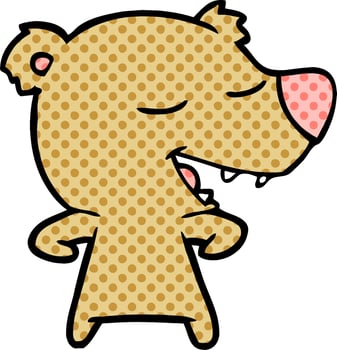 cartoon bear character vector