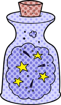 cartoon magic potion vector
