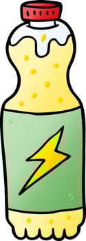 cartoon soda bottle vector