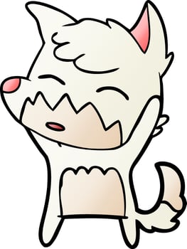 Vector cartoon fox