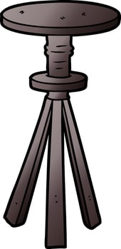 Vector cartoon stool