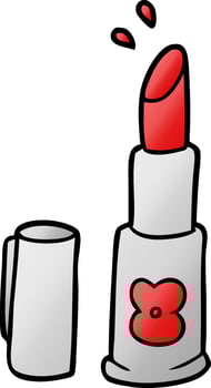 cartoon doodle lipstick vector