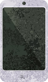 cell phone graphic vector illustration icon