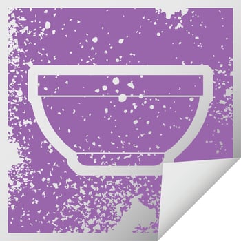vector icon illustration of a bowl