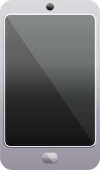 cell phone graphic vector illustration icon