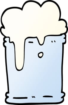 vector gradient illustration cartoon fizzy drink