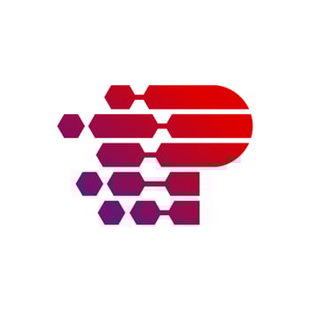 technology logo design vector template