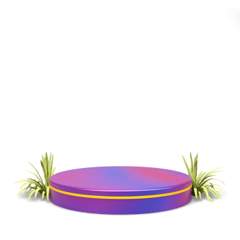 beautiful podium 3d render png
