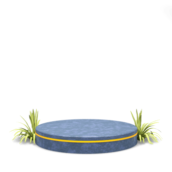 beautiful podium 3d render png