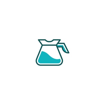 Coffee pot line icon. linear style sign for mobile concept and web design. Outline vector icon. Symbol, logo illustration. Vector graphic