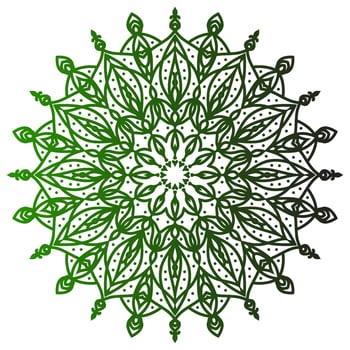 abstract round mandala art circular decorative vector design element