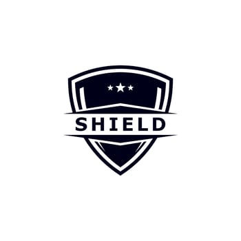Shield company logo. Abstract symbol of security. Shield icon. Security logo. Logo badge vector