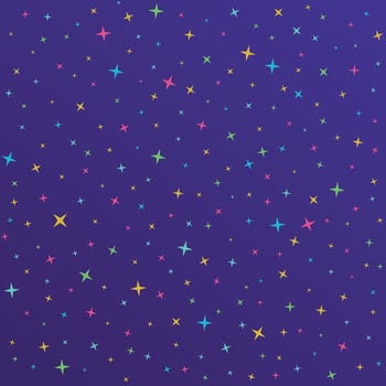 Stars Diamond Colorful Elements Abstract Sky Space Decorative Backdrop Poster Cover Geometric Minimal Concept Style Vector Illustration Background