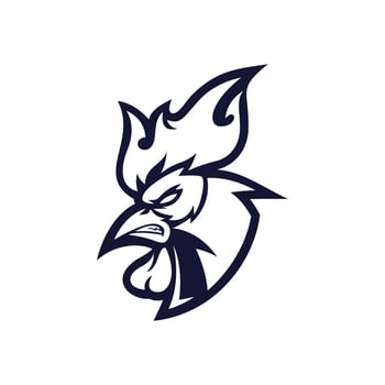 Rooster Mascot Logo vector