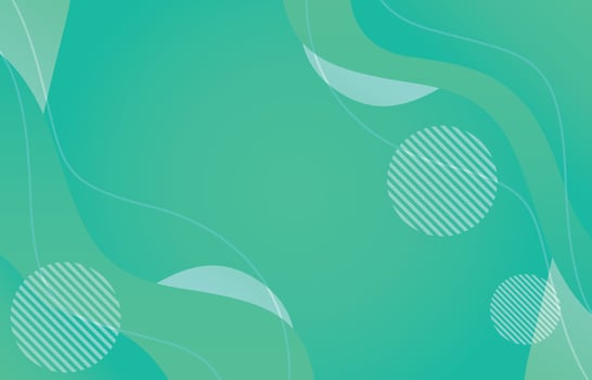 Mint Green Abstract Geometric Background vector