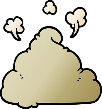 cartoon doodle poop vector