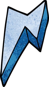 cartoon doodle decorative lightning bolt vector