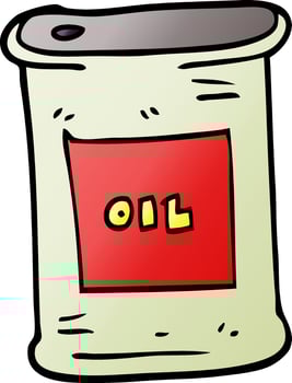 cartoon doodle olive oil vector