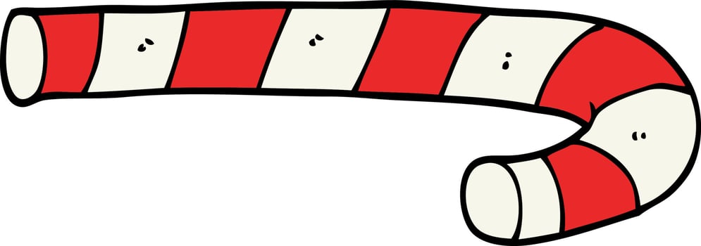 cartoon candy cane vector