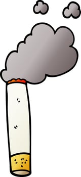 cartoon doodle cigarette vector
