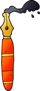 cartoon doodle pen vector