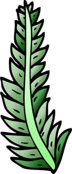 cartoon doodle house plant vector