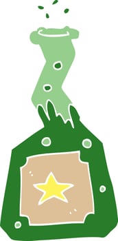 cartoon doodle experiment potions vector