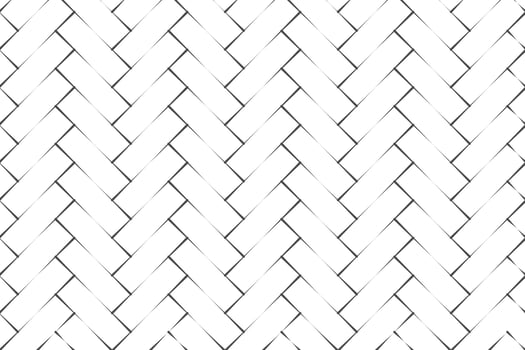 Abstract black herringbone parquet on white backdrop vector illustration