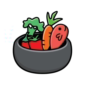 Vegetable vector icon. Fresh food vector