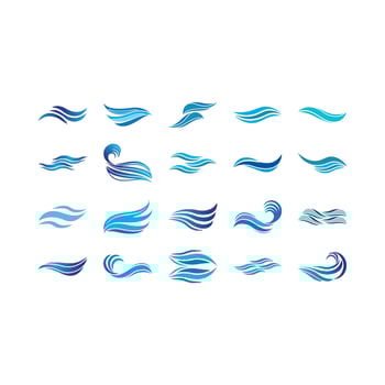 Wave beach vector illustration design