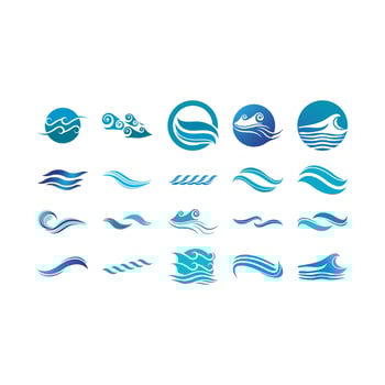 Wave beach vector illustration design