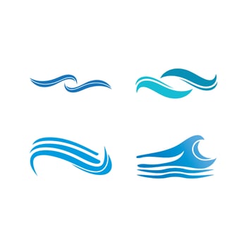 Wave beach vector illustration design