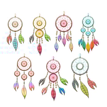 Dreamcatcher vector set collection graphic design