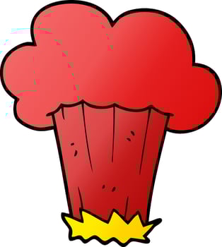 cartoon doodle boom vector